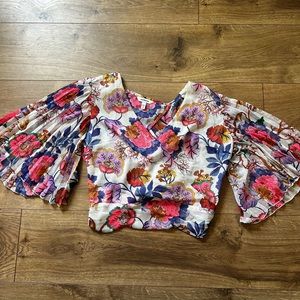 Express floral top - stunning colors!